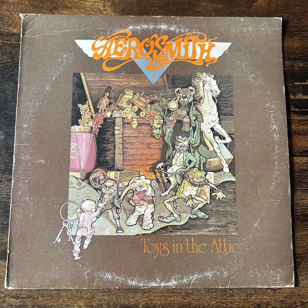 Aerosmith Toys in the Attic Vinyl LP 1975 Columbia PC 33479 Hard Rock Fair Wear